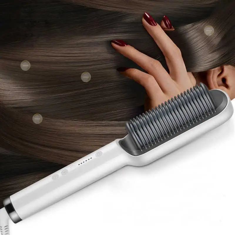 Electric Hair Brush Heating Combing For bivolt Straightened